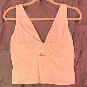 Francesca's Collections Cream Tank Top